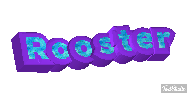 Rooster Text effect