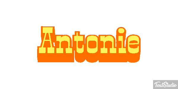 Antonie Text effect