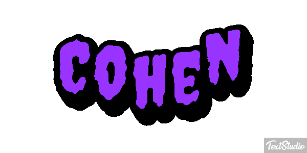Cohen Text effect