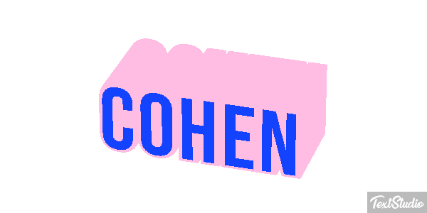Cohen Text effect