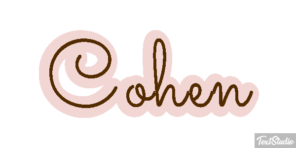 Cohen Text effect