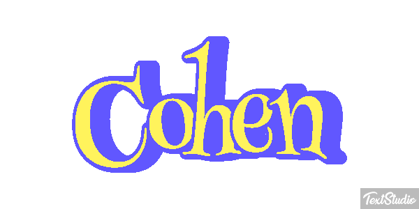 Cohen Text effect