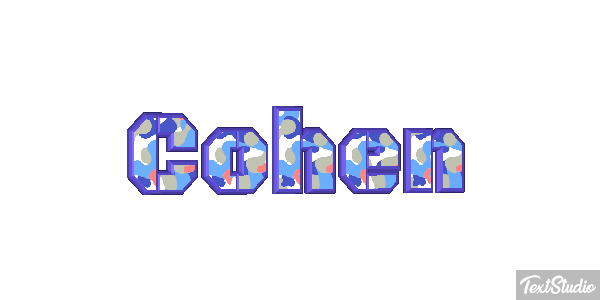 Cohen Text effect