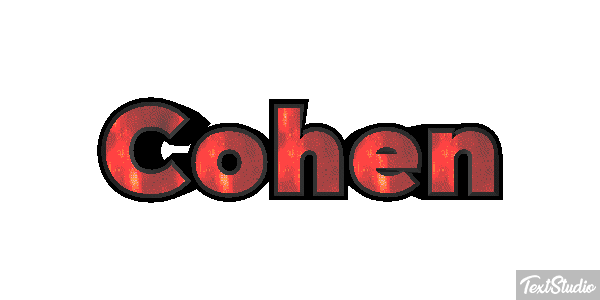 Cohen Text effect