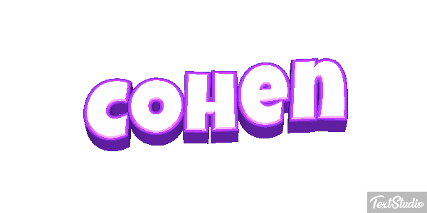 Cohen Text effect