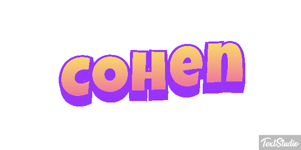 Cohen Text effect