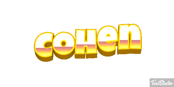 Cohen Text effect