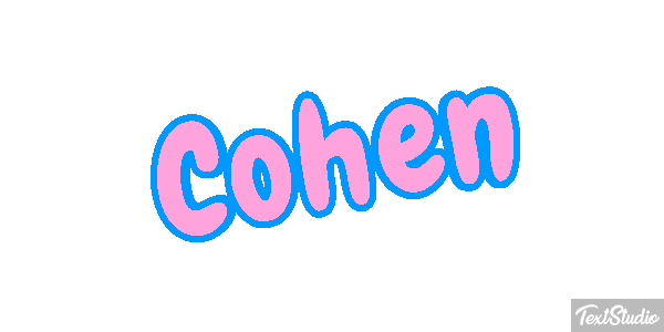Cohen Text effect