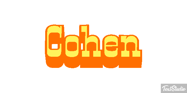 Cohen Text effect