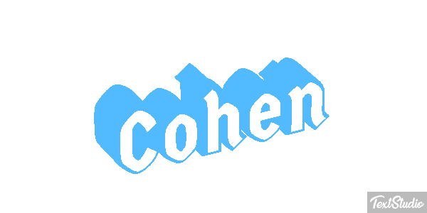 Cohen Text effect