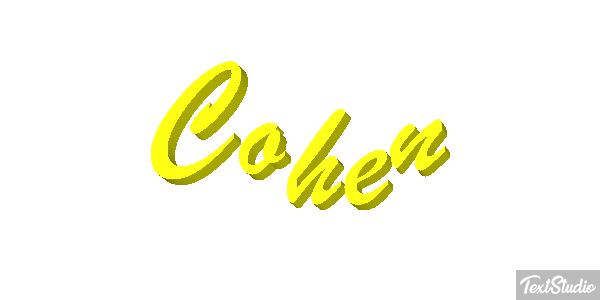 Cohen Text effect