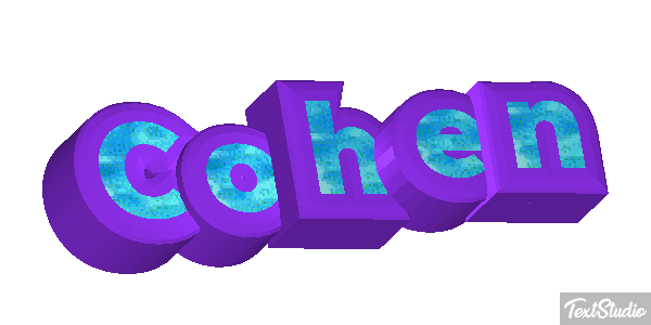 Cohen Text effect