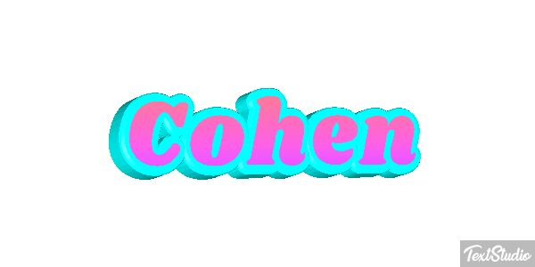 Cohen Text effect