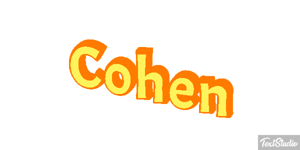 Cohen Text effect