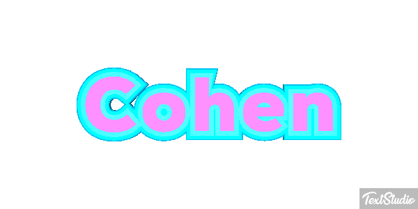 Cohen Text effect