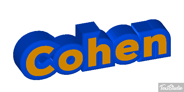 Cohen Text effect