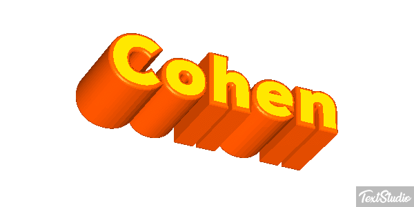 Cohen Text effect