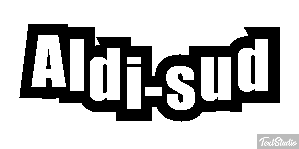 Aldi-süd Текстовый эффект