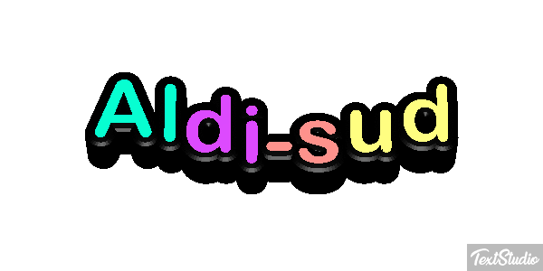 Aldi-süd Текстовый эффект