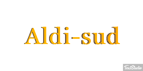 Aldi-süd Текстовый эффект
