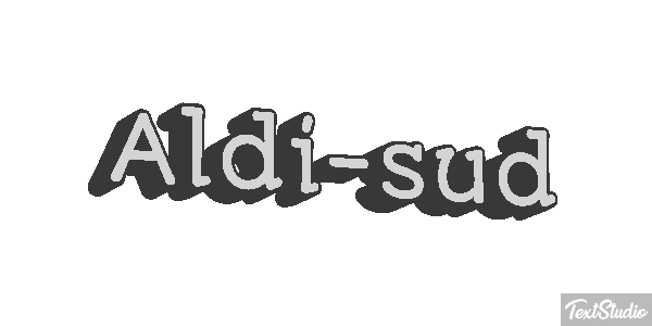 Aldi-süd Текстовый эффект