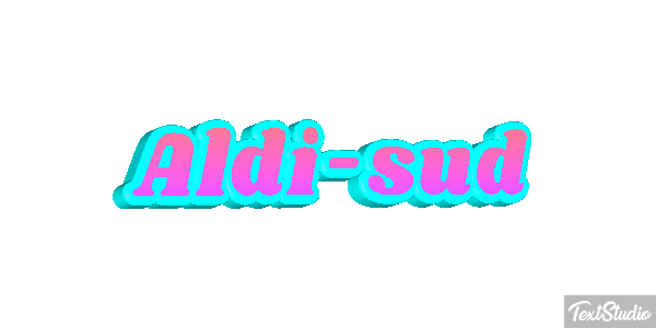Aldi-süd Текстовый эффект
