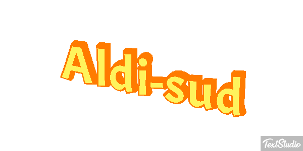 Aldi-süd Текстовый эффект