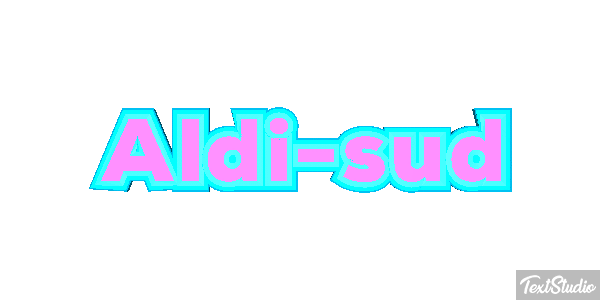 Aldi-süd Текстовый эффект