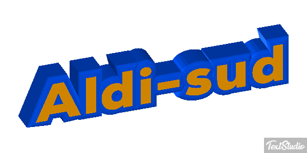 Aldi-süd Текстовый эффект