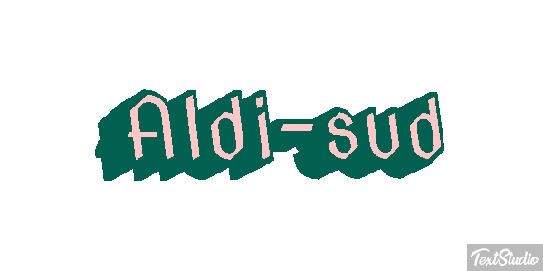 Aldi-süd Текстовый эффект