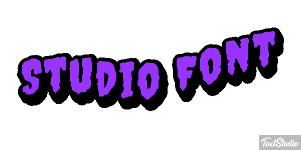Studio Font Tekst effect