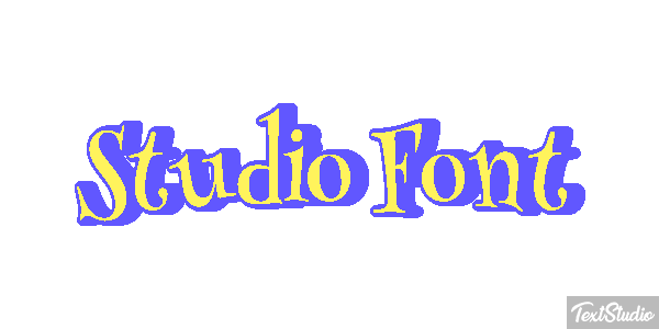 Studio Font Tekst effect