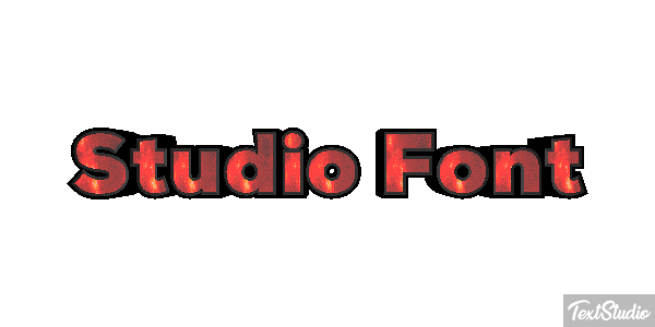 Studio Font Tekst effect