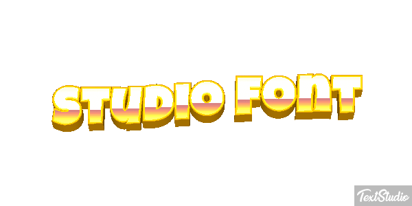 Studio Font Tekst effect