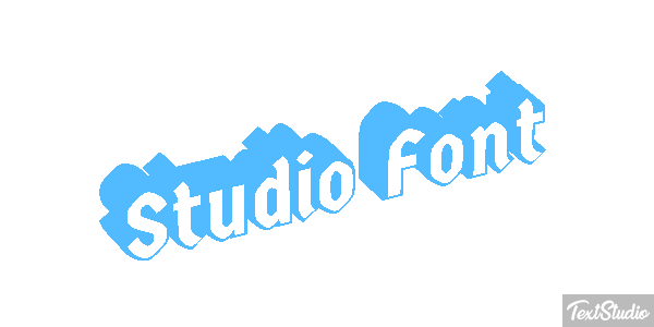 Studio Font Tekst effect