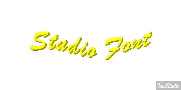 Studio Font Tekst effect