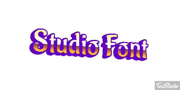 Studio Font Tekst effect