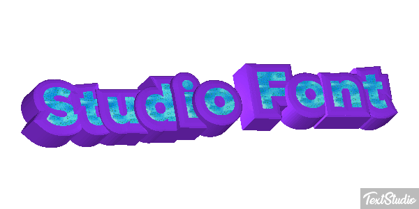Studio Font Tekst effect