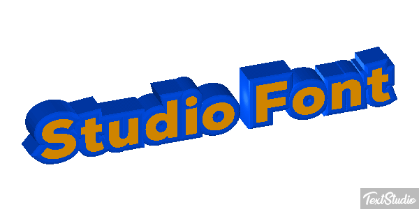 Studio Font Tekst effect