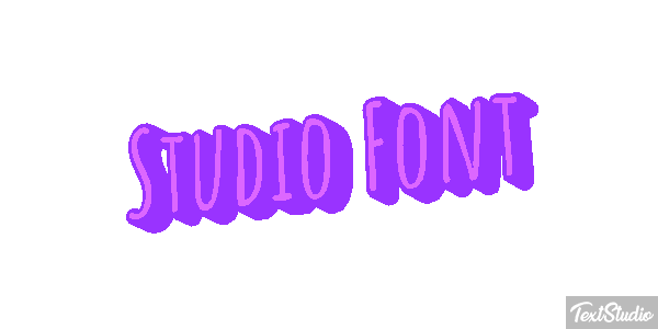 Studio Font Tekst effect