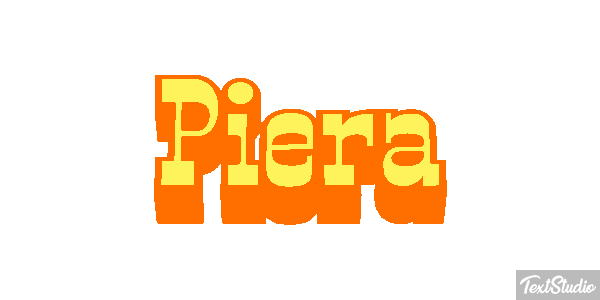 Piera Effetto testo