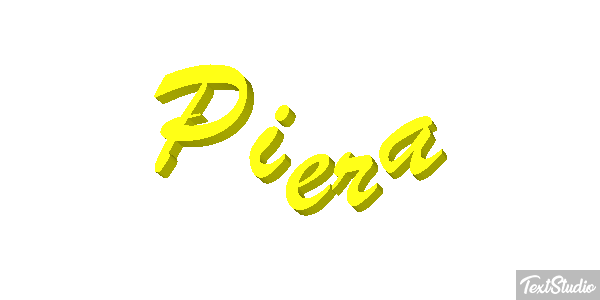 Piera Effetto testo