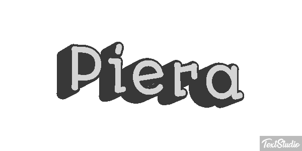 Piera Effetto testo