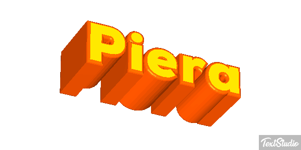 Piera Effetto testo