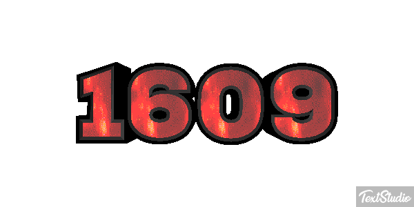 1609 Tekst effect