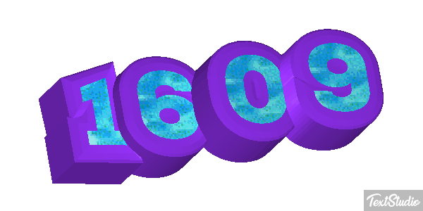 1609 Tekst effect