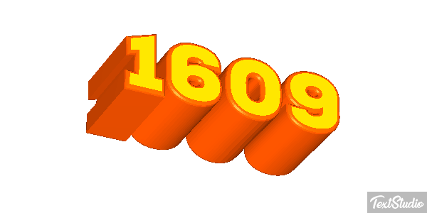 1609 Tekst effect