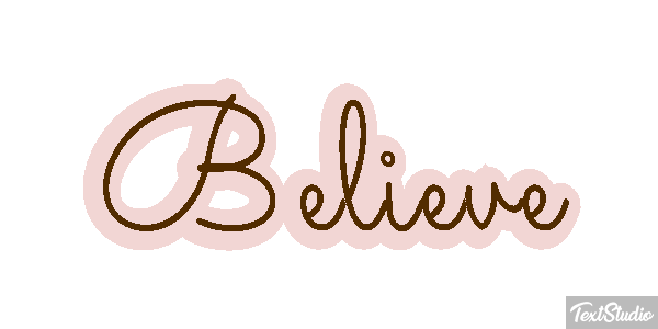 Believe Texteffekt