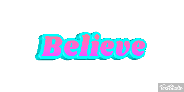 Believe Texteffekt