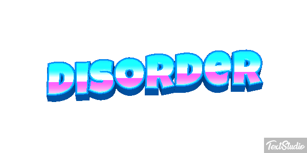 Disorder Text effect